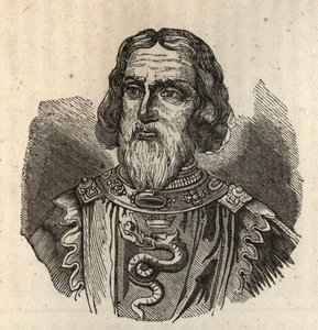 Galeas I Visconti - Galeazzo I Visconti - galeazzo primo visconti - 1277-1328 - gravure door Anonymous Anonymous