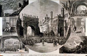 Illustratie voor Francesca da Rimini, opera door Ambroise Thomas