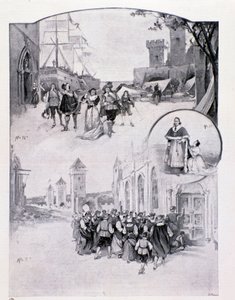 Illustratie voor de opera La cortigiana door Antonio Scontrino, gespeeld in Milaan in 1896 door Anonymous Anonymous