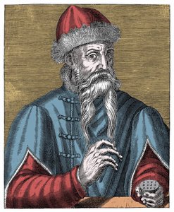 Johann Gutenberg, Duitse drukker en goudsmid door Anonymous Anonymous