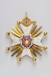 Koninkrijk Beieren - Orde van Sint Hubertus: insigne (achterkant) door Anonymous Anonymous