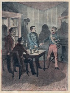 Le jurement (Eed) door Bories - gravure in 