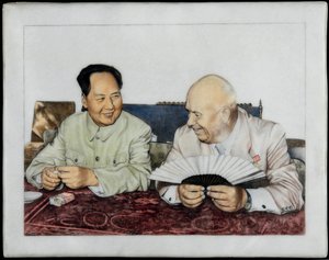 Nikita Chroesjtsjov en Mao Zedong