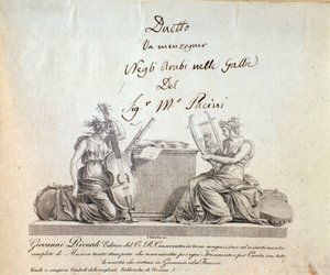 Pagina uit opera seria Gli arabi delle gallie door G Pacini