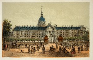 Parijs 1874: Hotel des Invalides, privécollectie