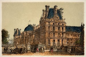 Parijs 1874: Les Tuileries, Privécollectie door Anonymous Anonymous