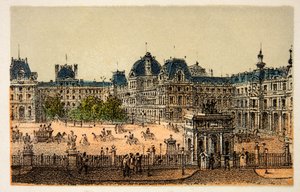 Parijs 1874: Het nieuwe Louvre - Privécollectie