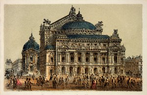 Parijs in 1874: De nieuwe Opera (opera garnier), Privécollectie