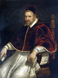 Paulus V (1605 - 1621). Anoniem schilderij. Rome, Museum van Rome.