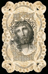 Jezus Christus gekroond met doornen door Anonymous Anonymous