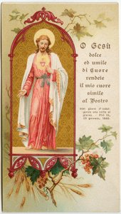 Vrome afbeelding: Gebed tot Jezus