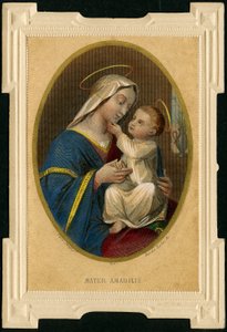 Vrome afbeelding: Maagd Maria met Jezus