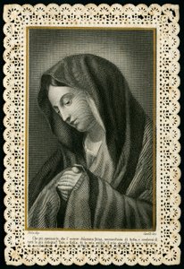 Vrome afbeelding: De Maagd Maria door Anonymous Anonymous