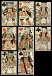 Speelkaarten met historische figuren