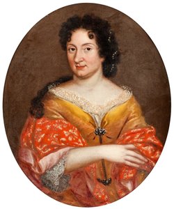 Portret van Anna Mons (1672-1714) door Anonymous Anonymous
