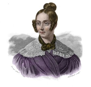 Portret van juffrouw Didion (Barbe Francoise Madeleine Didion) (1798-1836) in 