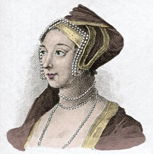 Portret van Anne de Boleyn (Anna of Ann Bolin en Anne Bullen) door Anonymous Anonymous