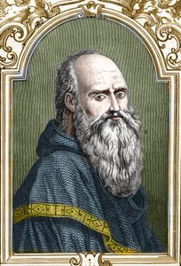 Portret van Bernardino de Scapis genaamd Bernardino Luini (1481-1532) Italiaanse schilder. Gravure uit 1859 in 