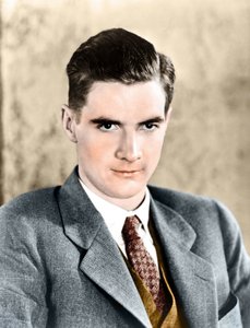 Portret van Howard Robard Hughes in 1934. Amerikaanse industrieel en producent. 1905 - 1976 door Anonymous Anonymous
