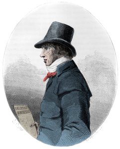 Portret van Jacques-Rene Hebert (1757-1794), Franse journalist en politicus - Portret van Jacques Rene Hebert (1757-1794) Franse journalist en politicus - Gravure van 1863 in 