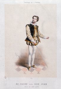 Portret van Jean Baptiste Faure als Don Giovanni (1866)