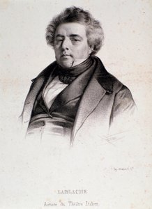 Portret van Luigi Lablache (1794-1858), Italiaanse en Franse operazanger door Anonymous Anonymous