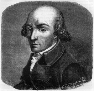 Portret van Pierre Florent (Pierre-Florent) Louvet, genaamd Louvet de la Somme (1757-1818), Franse politicus - Gravure in 