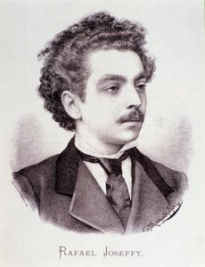 Portret van Rafael Joseffy (gravure) door Anonymous Anonymous