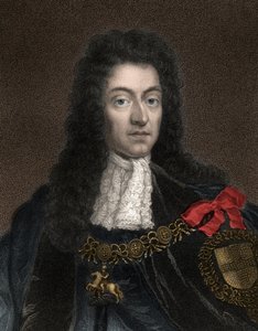 Portret van Willem III, Prins van Oranje (1650-1702), ook bekend als Koning Willem III van Engeland, Willem II van Schotland en Ierland door Anonymous Anonymous