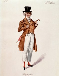 Portret van een winkelier, uit La bohème door Puccini (1892-1895) door Anonymous Anonymous