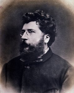 Portret van de Engelse componist Georges Bizet