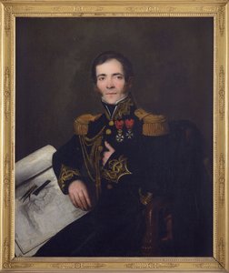 Portret van admiraal Anne Chretien Louis de Hell door Anonymous Anonymous