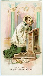 Sint Aloysius Gonzaga (gravure)