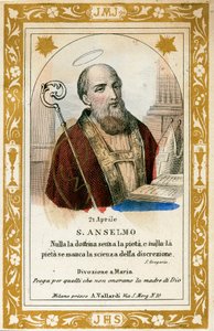 Sint Anselmus (gravure)