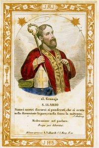 Sint Hilarius van Poitiers (gravure)