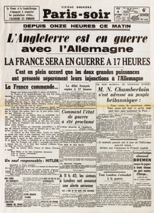 Tweede Wereldoorlog (1939-1945): Parijs avond van 4 september door Anonymous Anonymous