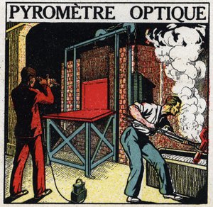 Spectrale analyse: optische pyrometer