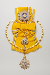 Thailand - Orde van Rajamitrabbhorn: complete set - plaquette, insigne en hanger door Anonymous Anonymous