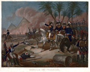 De slag bij de piramides (3 thermidor An VI, 21 juli 1798) door Anonymous Anonymous