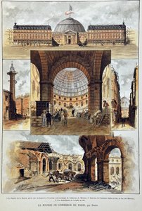 De Parijse Beurs door Deroy, Gravure van 1887