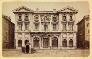 De stad Marseille en omgeving rond 1885-1890: het stadhuis door Anonymous Anonymous