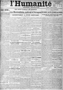 De staatsgreep in Rusland op de voorpagina