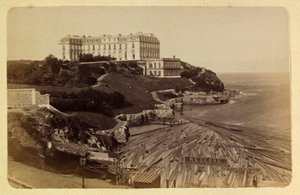De stad Marseille en zijn omgeving rond 1885-1890: Het kasteel van Pharo, privécollectie door Anonymous Anonymous