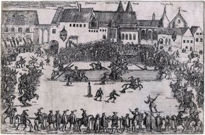 Toernooi ten tijde van Hendrik I de Vogelaar (938) door Anonymous Anonymous