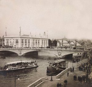 Wereldtentoonstelling van 1900 in Parijs: Het Palais des Congres door Anonymous Anonymous