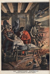 Diverse feiten onder het Directoire (1795-1799): de bandieten van Orgeres (chauffeurs) (Ille en Vilaine), beroemde bende criminelen in de Beauce-regio, ze vallen hier een boerderij aan, hun specialiteit was om hun slachtoffers te 