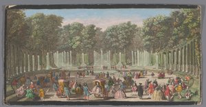 Uitzicht op het Water Theater Grove, Versailles