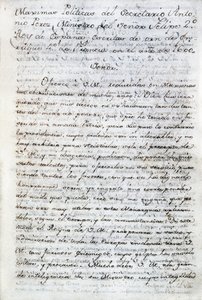 Geschreven politiek door Antonio Perez (1540-1611). Spaanse politiek secretaris van koning Filips II van Spanje. Ecuador, Quito. Politieke Bibliotheek van Ecuador van Aurelio Espinosa door Anonymous Anonymous