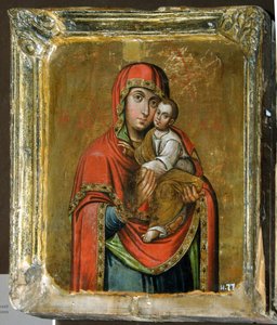 Kiev-Bratskaya Icoon van de Moeder Gods, 18e eeuw