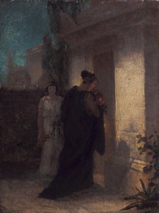 Rouwende vrouw (Antigone) door Anselm Feuerbach